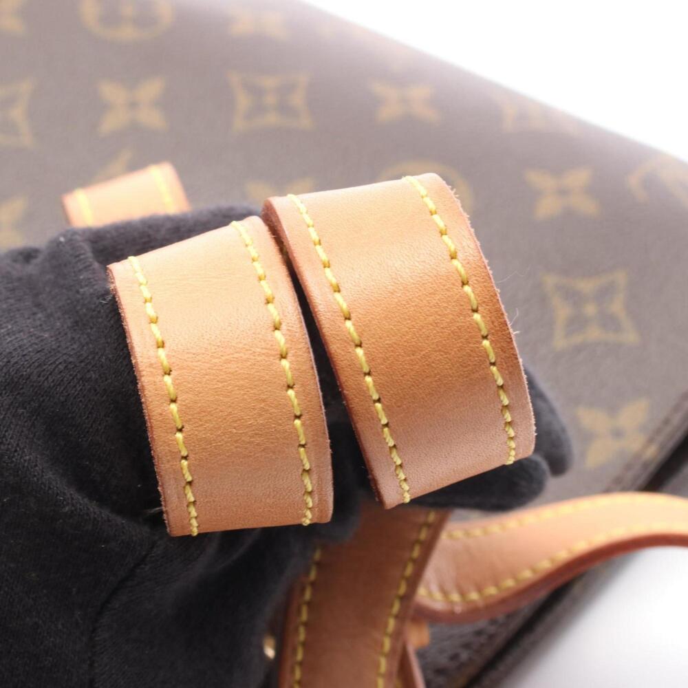 LOUIS VUITTON Authentic Brown Monogram Leather Tote Bag - Picture 8 of 8